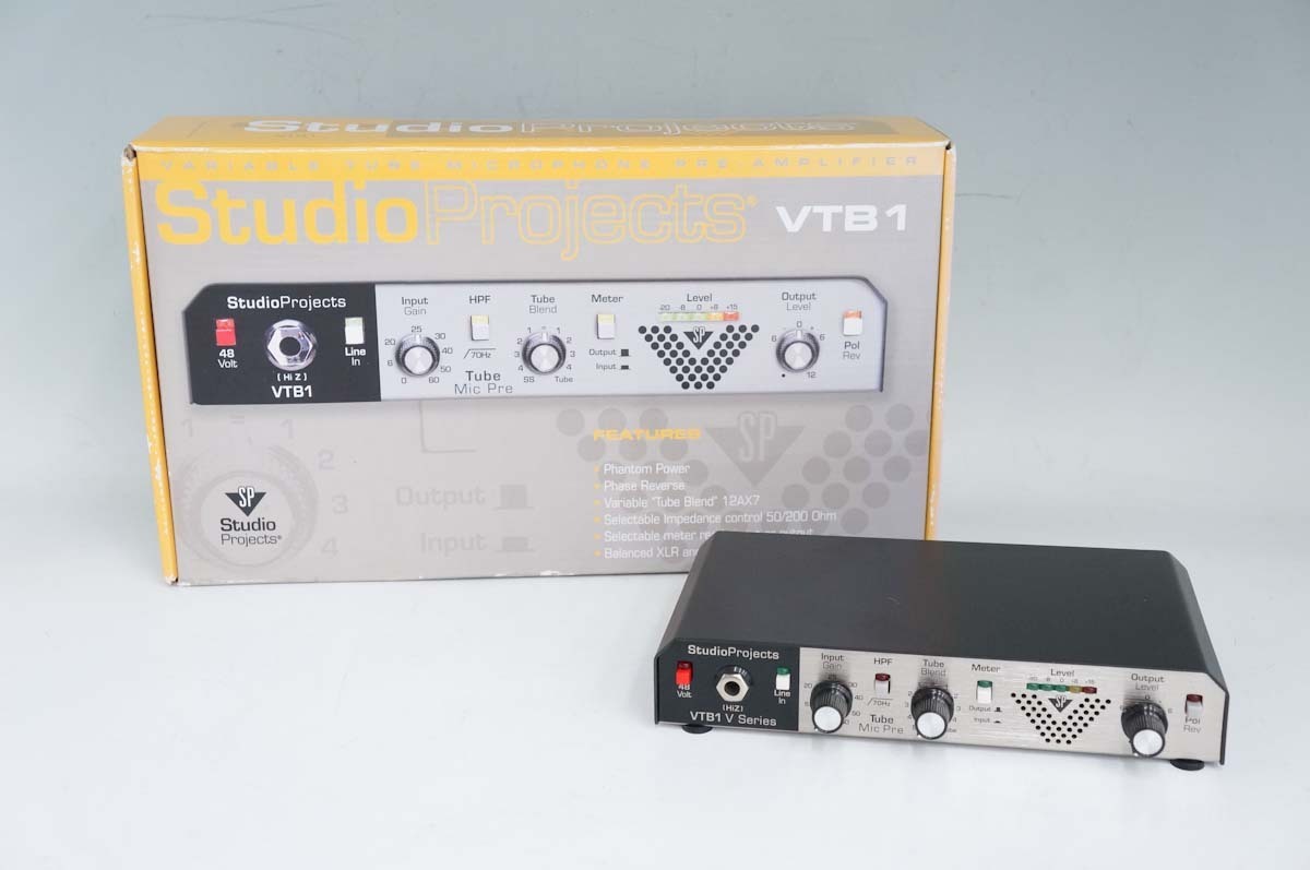 StudioProjects VTB1 真空管マイクプリアンプ STUDIO PROJECTS VTB1 真空管 ハイアブルチューブ マイクプリアンプ