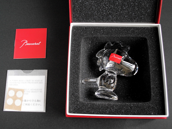 スヌーピー バカラ Baccarat Woodstock ウッドストック ピーナッツ スヌーピー 売買されたオークション情報 Yahooの商品情報をアーカイブ公開 オークファン Aucfan Com