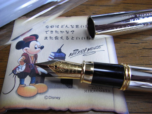 東京ディズニーシー ホテル ミラコスタ 万年筆 Miracosta その他 売買されたオークション情報 Yahooの商品情報をアーカイブ公開 オークファン Aucfan Com