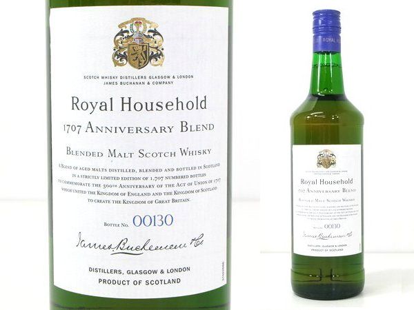 D345 ロイヤルハウスホールド 1707 アニバーサリーブレンド ハイランド 売買されたオークション情報 Yahooの商品情報をアーカイブ公開 オークファン Aucfan Com
