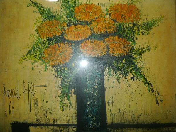 ベルナールビュッフェ オフセット印刷 大作 赤い花 静物画 売買されたオークション情報 Yahooの商品情報をアーカイブ公開 オークファン Aucfan Com