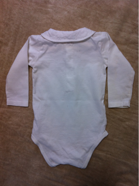 長袖ボディスーツ 80cmbaby 襟付きロンパース白無地プチバトー 80 75 84cm 売買されたオークション情報 Yahooの商品情報をアーカイブ公開 オークファン Aucfan Com