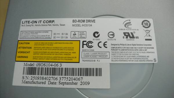 Liteon 内蔵blu Rayドライブ Ihos104 06 神ドライブ 内蔵 売買されたオークション情報 Yahooの商品情報をアーカイブ公開 オークファン Aucfan Com