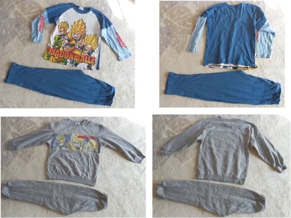 ドラゴンボール パジャマ 2点セット 古着 140cm 福袋 格安 140 135 144cm 売買されたオークション情報 Yahooの商品情報をアーカイブ公開 オークファン Aucfan Com