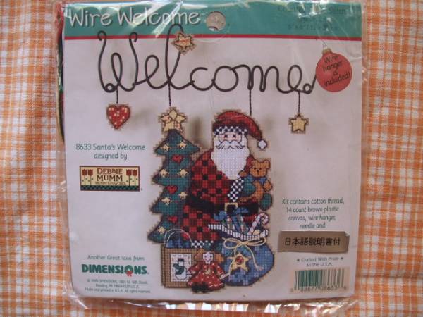 Usa クロスステッチ クリスマス ウェルカムボード デビーマム 作成キット 売買されたオークション情報 Yahooの商品情報をアーカイブ公開 オークファン Aucfan Com