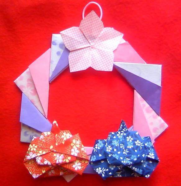 折り紙 壁面飾り 3月 桃の節句 ひな祭り お雛様 リース 折り紙 千代紙 売買されたオークション情報 Yahooの商品情報をアーカイブ公開 オークファン Aucfan Com