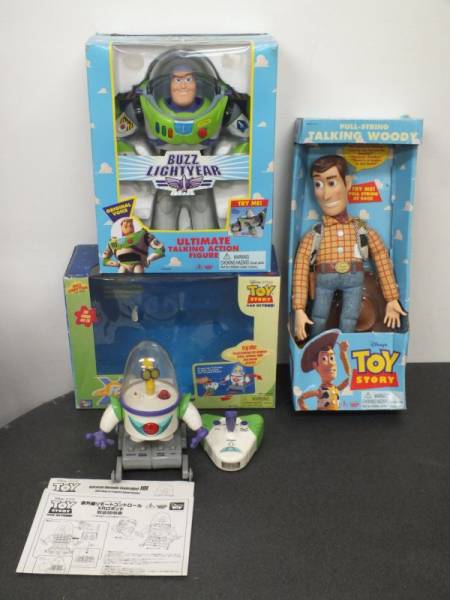 トイ ストーリー ウッディ バズ Xrロボットフィギュア3体セット トイ ストーリー 売買されたオークション情報 Yahooの商品情報をアーカイブ公開 オークファン Aucfan Com