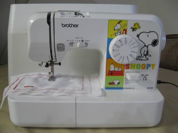 ブラザーミシン コンパクト Elu53 A34 Sn スヌーピー ブラザー 売買されたオークション情報 Yahooの商品情報をアーカイブ公開 オークファン Aucfan Com