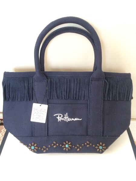 ロンハーマン Ron Herman フラワースタッズ トート ネイビー 女性用 売買されたオークション情報 Yahooの商品情報をアーカイブ公開 オークファン Aucfan Com
