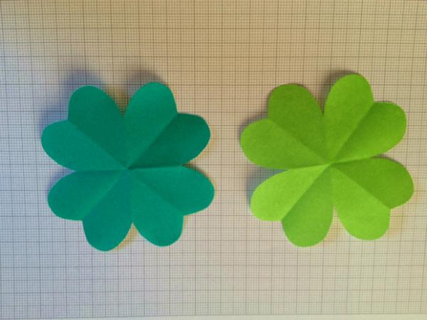 最高切り 方 クローバー 折り紙 最高のカラーリングのアイデア