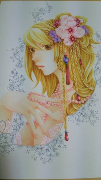 オリジナル手描きイラスト 花の髪飾り 手描きイラスト 売買されたオークション情報 Yahooの商品情報をアーカイブ公開 オークファン Aucfan Com