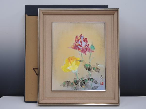 18 日本画 常岡文亀 肉筆 バラ 薔薇 絵画 額装 花鳥 鳥獣 売買されたオークション情報 Yahooの商品情報をアーカイブ公開 オークファン Aucfan Com