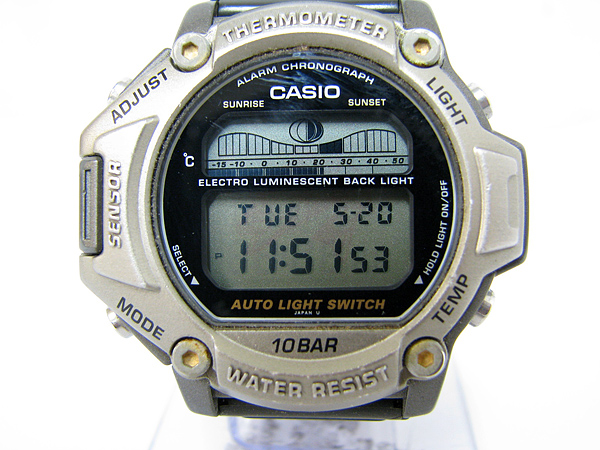 casio protrek fishing gear