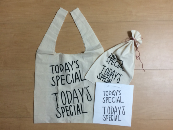 Today S Special トゥデイズスペシャルマルシェバッグ大 巾着付 エコバッグ 売買されたオークション情報 Yahooの商品情報をアーカイブ公開 オークファン Aucfan Com