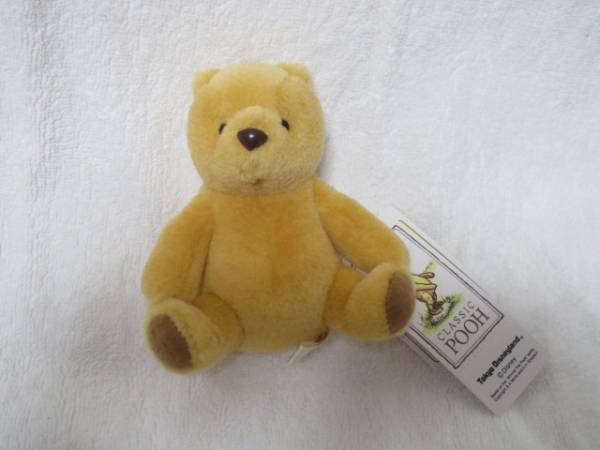 Tdl東京ディズニーランドクラシックプーさんぬいぐるみバッジ 体長10cm以下 売買されたオークション情報 Yahooの商品情報をアーカイブ公開 オークファン Aucfan Com