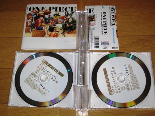 One Piece 15th Anniversary Best Album ワンピース3枚組 アニメソング一般 売買されたオークション情報 Yahooの商品情報をアーカイブ公開 オークファン Aucfan Com