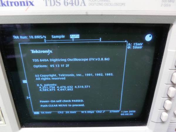 TEKTRONIX TDS640A 500MHz オシロスコープ テクトロニクス(その他)｜売買されたオークション情報、yahooの商品情報を ...