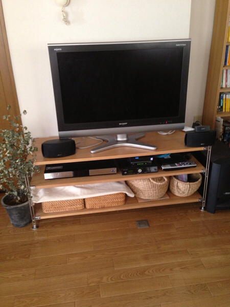 無印タモ材ステンレスユニットシェルフ テレビ台定価約3万ニトリ Ikea イケア 売買されたオークション情報 Yahooの商品情報をアーカイブ公開 オークファン Aucfan Com