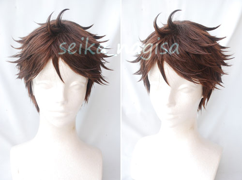 ハイキュー 及川徹ウィッグ ブラウン茶コスプレ耐熱エアリー製 ブラウン 売買されたオークション情報 Yahooの商品情報をアーカイブ公開 オークファン Aucfan Com
