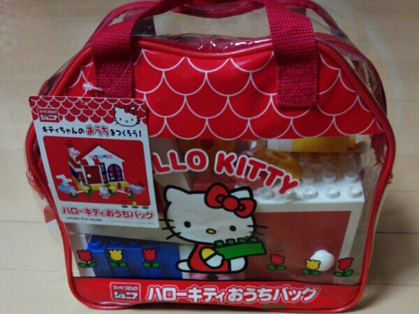 ハローキティ ダイヤブロックジュニア おうちバッグ ハローキティ 売買されたオークション情報 Yahooの商品情報をアーカイブ公開 オークファン Aucfan Com
