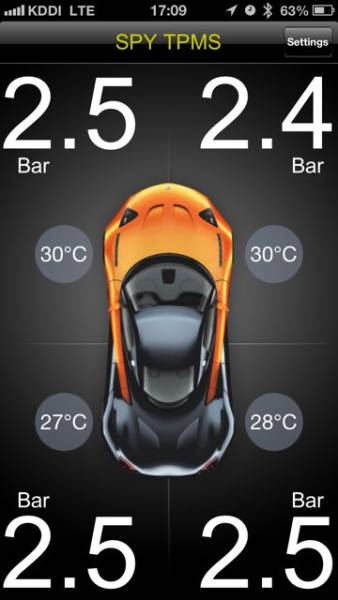 Iphone対応ワイヤレスタイヤ空気圧センサー スマホtpms その他 売買されたオークション情報 Yahooの商品情報をアーカイブ公開 オークファン Aucfan Com