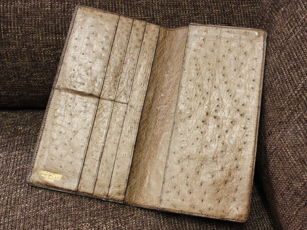 モラビト エミュー皮 表裏無双仕立て マチ付き長財布 メンズ 長財布 小銭入れなし 売買されたオークション情報 Yahooの商品情報をアーカイブ公開 オークファン Aucfan Com