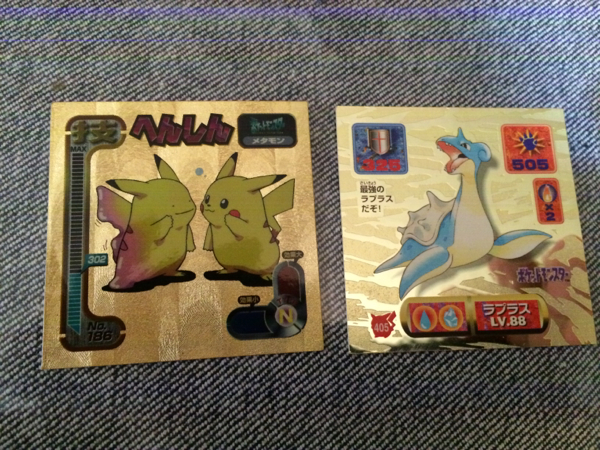 ポケモン シール 金 ゴールドエッチング ラプラス ピカチュウ その他 売買されたオークション情報 Yahooの商品情報をアーカイブ公開 オークファン Aucfan Com