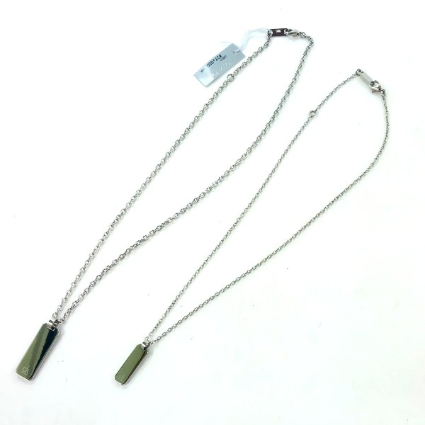 Ck カルバンクライン ペアネックレス 定価2 7万 その他 売買されたオークション情報 Yahooの商品情報をアーカイブ公開 オークファン Aucfan Com