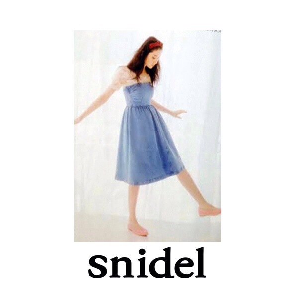 Snidel スナイデル デニムベアワンピース 今季物 大 ワンピース 売買されたオークション情報 Yahooの商品情報をアーカイブ公開 オークファン Aucfan Com