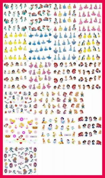 ネイルシール ディズニー プリンセス 19枚 ジェル レジン デコ ネイルシール 売買されたオークション情報 Yahooの商品情報をアーカイブ公開 オークファン Aucfan Com