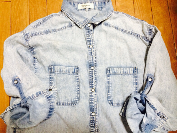 Azul By Moussy デニムシャツ ワンピース アズール マウジー 長袖シャツ 売買されたオークション情報 Yahooの商品情報をアーカイブ公開 オークファン Aucfan Com