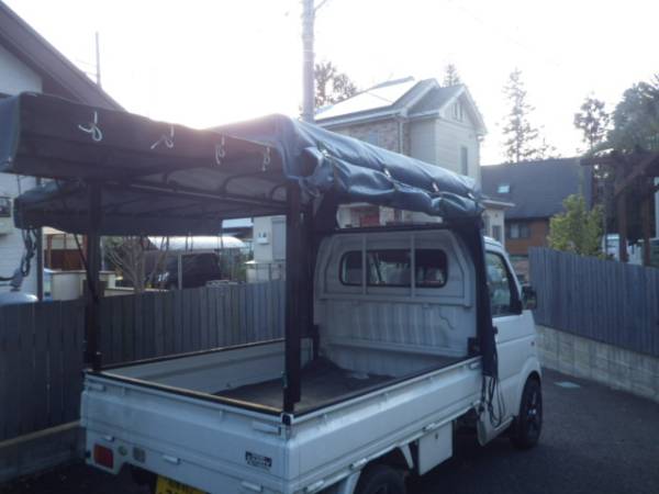 軽トラ キャリー Da63t 幌 ホロ トランポ その他 売買されたオークション情報 Yahooの商品情報をアーカイブ公開 オークファン Aucfan Com