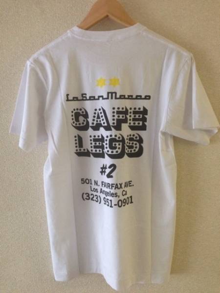 限定 ロンハーマン カフェ Cafe Legs 別注 Tシャツ 男性用 売買されたオークション情報 Yahooの商品情報をアーカイブ公開 オークファン Aucfan Com