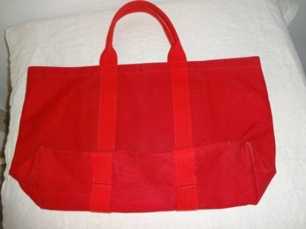 宮島帆布 赤 トートバッグ キャンバス 帆布 売買されたオークション情報 Yahooの商品情報をアーカイブ公開 オークファン Aucfan Com