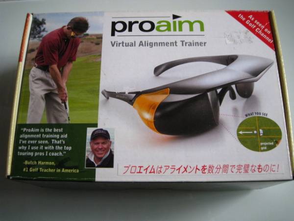 プロエイム Proaim ゴルフ上達 教則メガネ ブッチ ハーモン推奨 パター用 売買されたオークション情報 Yahooの商品情報をアーカイブ公開 オークファン Aucfan Com
