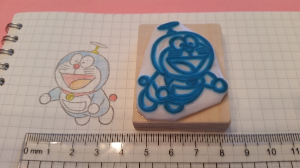 消しゴムはんこ ドラえもん風 タケコプター ハンドメイド スタンプ 売買されたオークション情報 Yahooの商品情報をアーカイブ公開 オークファン Aucfan Com