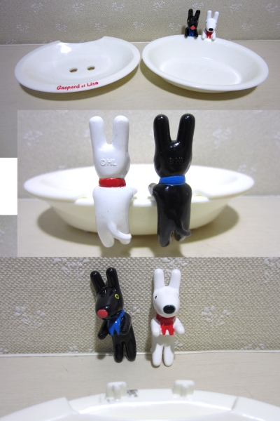 リサとガスパール ソープディッシュ かわいい石鹸置き せっけん ソープ 売買されたオークション情報 Yahooの商品情報をアーカイブ公開 オークファン Aucfan Com