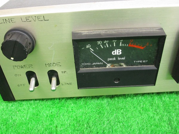 TOYO JAPAN TYPE67 アンプ ピークレベルメーター アンプ（obriy.biz）