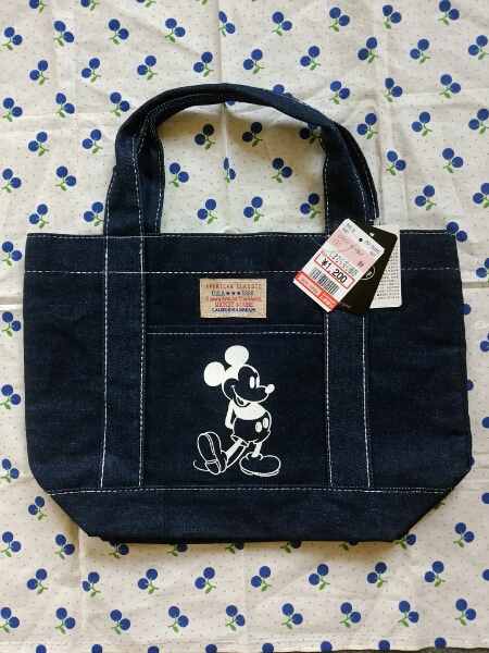 タグ付しまむらミッキーデニムミニトート キャンバス 帆布 売買されたオークション情報 Yahooの商品情報をアーカイブ公開 オークファン Aucfan Com