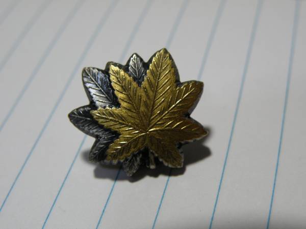 国士舘大学 同窓会章バッジ 校章と同じ楓のデザイン 右翼 徽章 売買されたオークション情報 Yahooの商品情報をアーカイブ公開 オークファン Aucfan Com