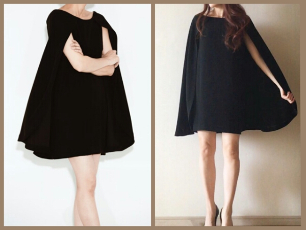 Yoko Chan ヨーコチャン Poncho Dress マント ワンピース 15fw ワンピース 売買されたオークション情報 Yahooの商品情報をアーカイブ公開 オークファン Aucfan Com