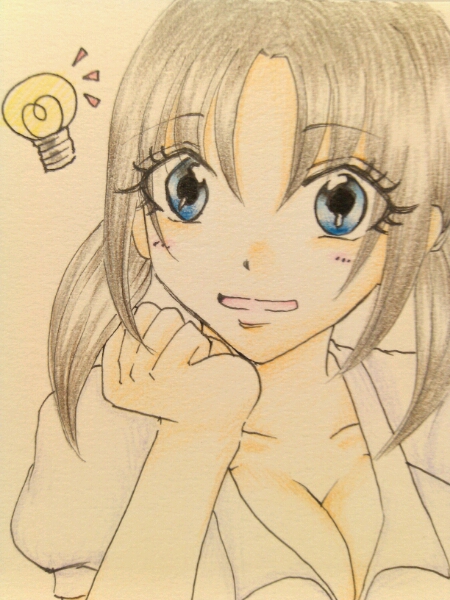 いいこと思いついた 胸のっけ女子 手書きイラスト 手描き 手描きイラスト 売買されたオークション情報 Yahooの商品情報をアーカイブ公開 オークファン Aucfan Com