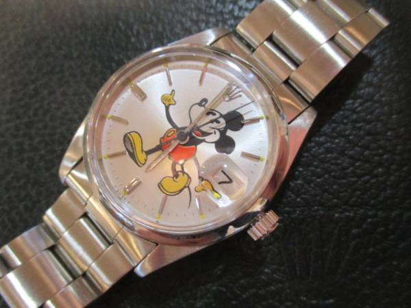 Rolex ロレックス ミッキーリダン 6694 手巻 ロレックス 売買されたオークション情報 Yahooの商品情報をアーカイブ公開 オークファン Aucfan Com