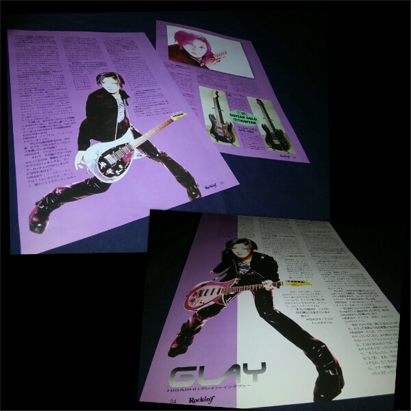 Glay Hisashi 口唇 Rec使用ギター紹介 Interview エレキギター 売買されたオークション情報 Yahooの商品情報をアーカイブ公開 オークファン Aucfan Com