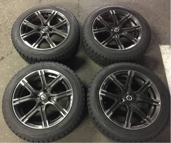 195 55 R16 ノートニスモs マーチニスモs 純正ホイール ダンロップ ウィンターマックス Wm01 16年製 K13改 E12改 スタッドレスタイヤ 売買されたオークション情報 Yahooの商品情報をアーカイブ公開 オークファン Aucfan Com