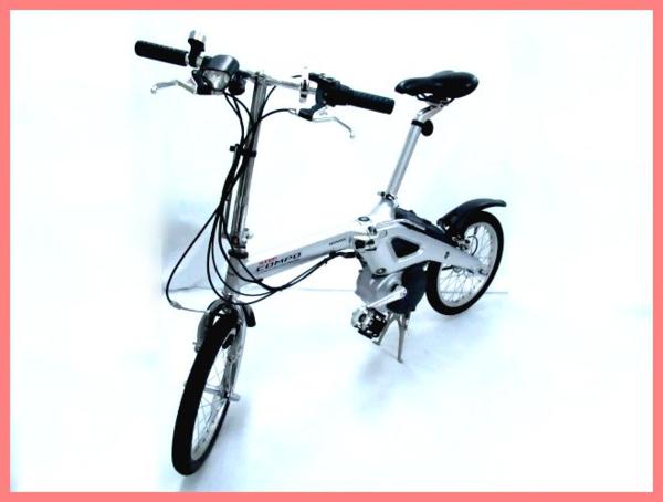 Honda ホンダ 折りたたみ式 電動アシストサイクル ステップコンポ 折り畳み自転車 純正品装備 付属品完備 電動アシスト自転車 売買されたオークション情報 Yahooの商品情報をアーカイブ公開 オークファン Aucfan Com