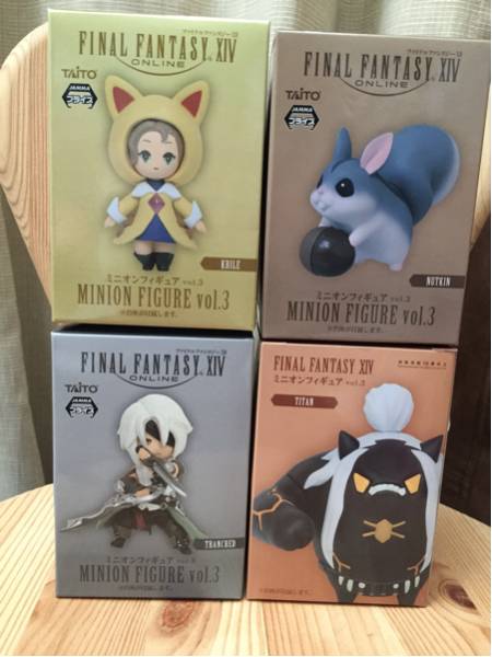 ファイナルファンタジー Xiv ミニオンフィギュア Vol 3 4種 ナッツイーター タイタン クルル サンクレッド 在庫3 その他 売買されたオークション情報 Yahooの商品情報をアーカイブ公開 オークファン Aucfan Com