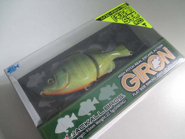 ジャッカル Giron ギロン ｒｔブルーギル ビッグベイト 売買されたオークション情報 Yahooの商品情報をアーカイブ公開 オークファン Aucfan Com