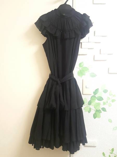 Victorian Maiden ヴィクトリアンメイデン フェアリーシフォンドールドレス ワンピース ゴスロリ クラロリ ロリータ 黒 普郵送無料 ワンピース 売買されたオークション情報 Yahooの商品情報をアーカイブ公開 オークファン Aucfan Com