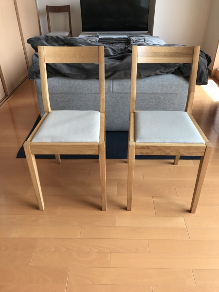 無印良品 オーク材 チェア 椅子 綿平織 ベージュ ２脚 Muji オーク 無印良品 売買されたオークション情報 Yahooの商品情報をアーカイブ公開 オークファン Aucfan Com